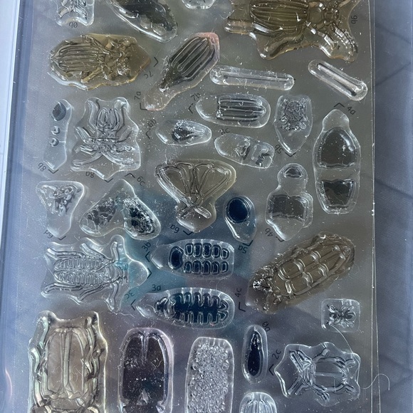 3/$15 Stampin’ Up! Beetles and Bugs set 32 cling mount stamps hobby paper crafts - Picture 4 of 4
